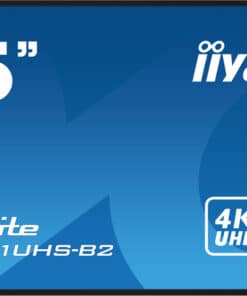 iiyama LH5541UHS-B2 beeldkrant Kiosk-ontwerp 138,7 cm (54.6") LCD 500 cd/m² 4K Ultra HD Zwart Type processor 24/7 - Afbeelding 2