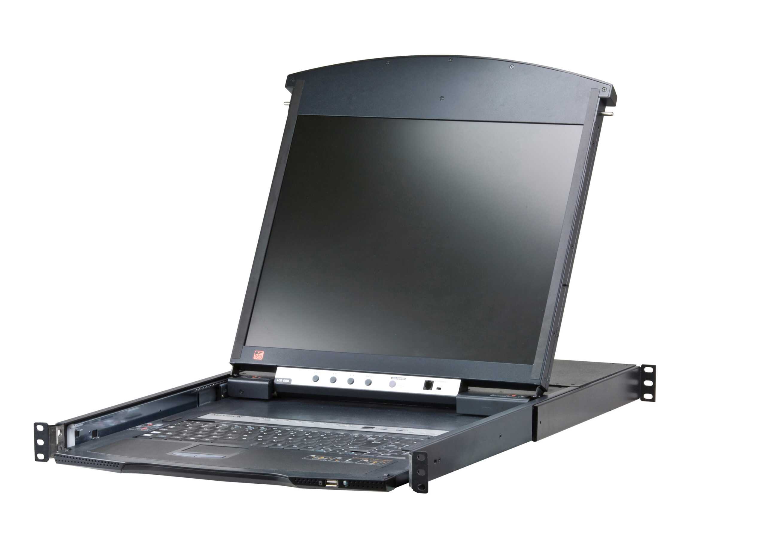 ATEN KL1508AIN rack console 48,3 cm (19") 1280 x 1024 Pixels Metaal Zwart 1U