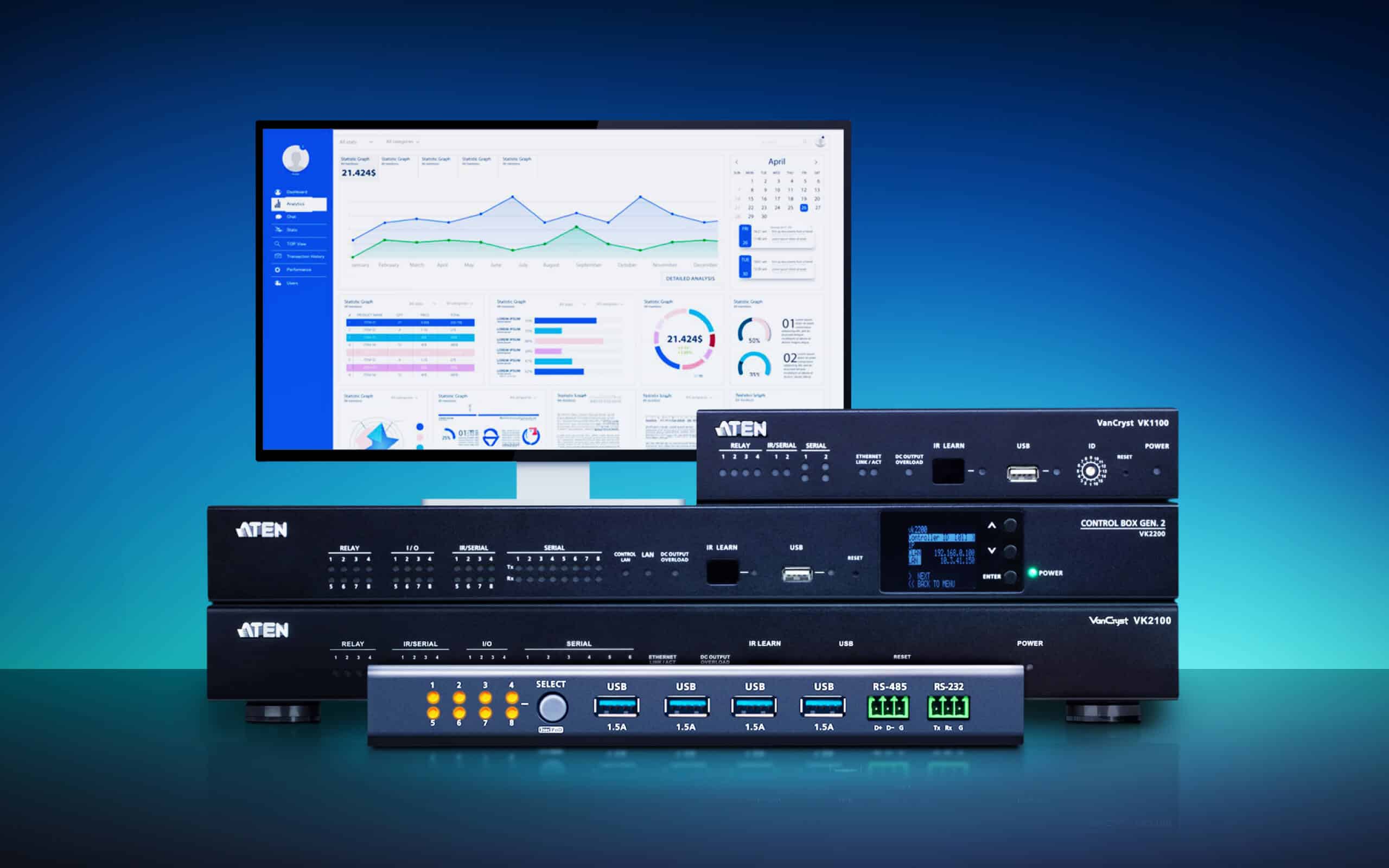ATEN US3384I-AT KVM-switch Zwart - Afbeelding 4