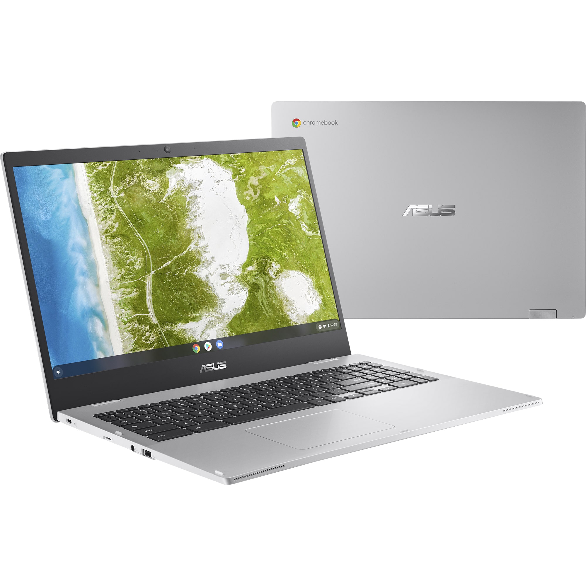 ASUS Chromebook CX1 CX1500CKA-NJ0382 Intel® Celeron® N N4500 39,6 cm (15.6") Full HD 4 GB LPDDR4x-SDRAM 128 GB eMMC Wi-Fi 6 (802.11ax) ChromeOS Belgisch Zilver - Afbeelding 6