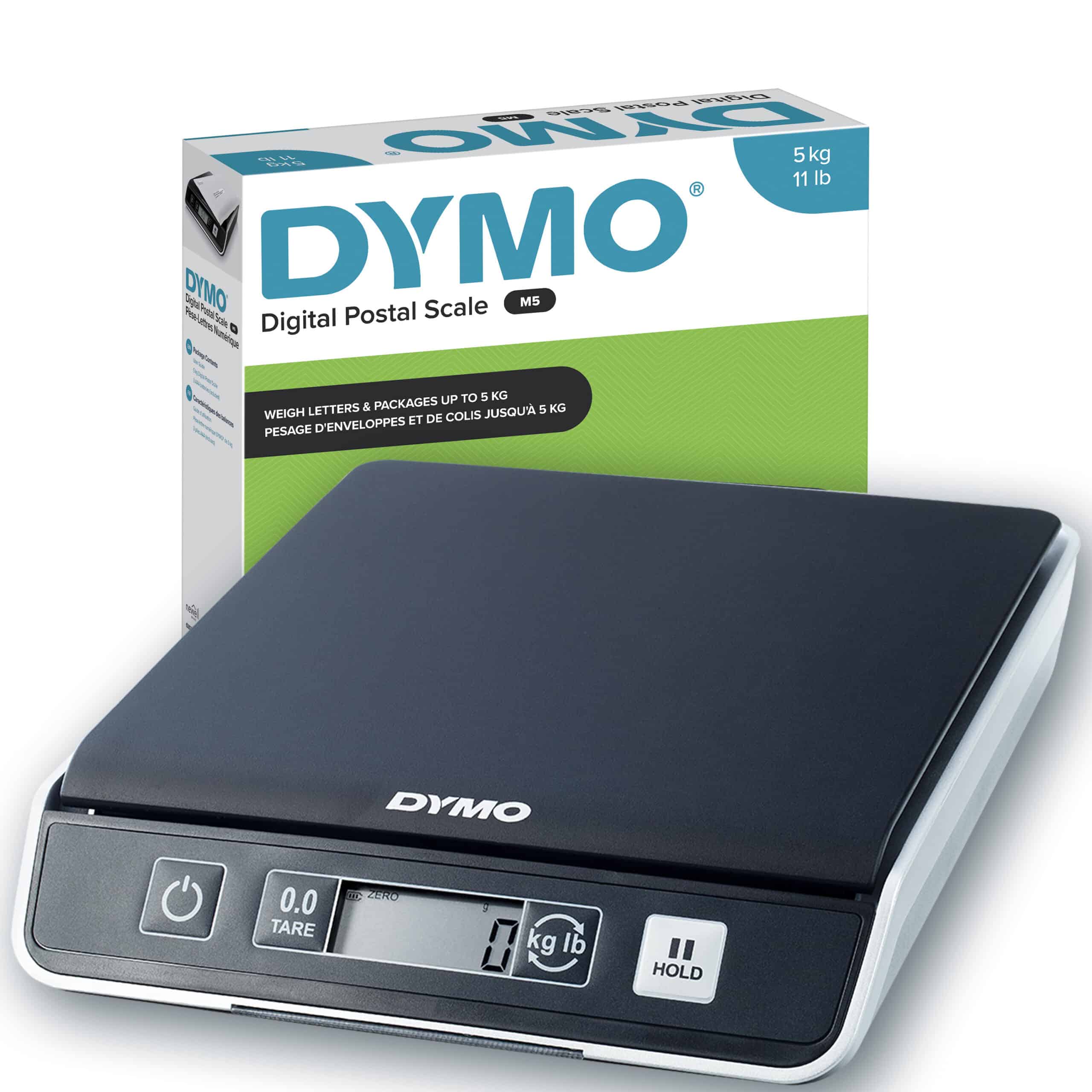 DYMO digitale postweegschalen | tot 5 kg capaciteit | 20 cm x 20 cm