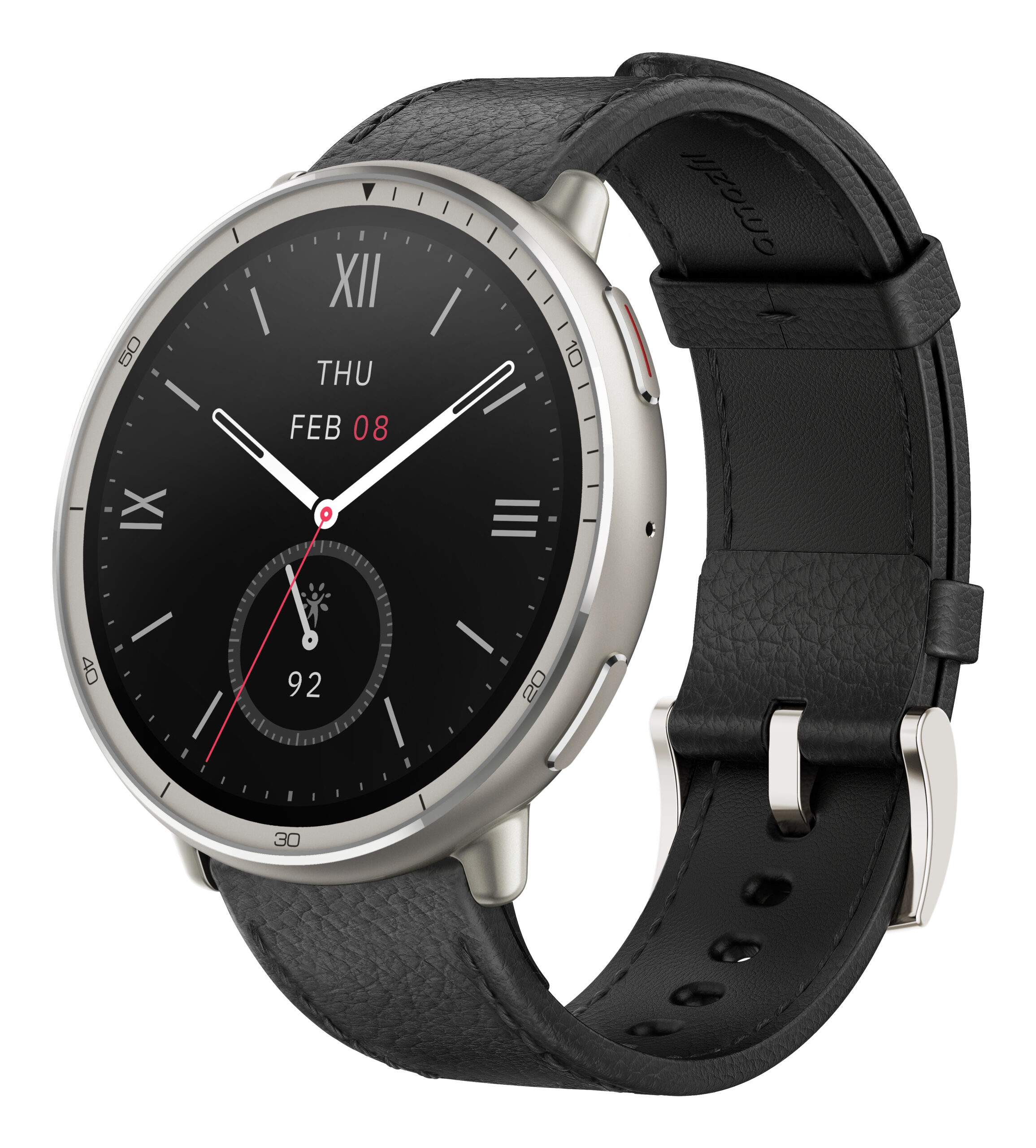 Amazfit W2433EU1N smartwatch & sportwatch 3,35 cm (1.32") AMOLED Digitaal 466 x 466 Pixels Touchscreen Zilver - Afbeelding 3