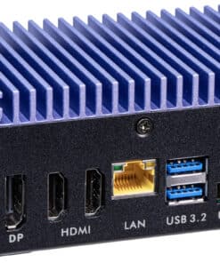 Shuttle Edge PC SPCEL12, Intel Celeron J6412, 2x HDMI, 1x DP, 2x 2.5G LAN, 1x DDR4, 1x Micro SD card reader, 1x Nano SIM slot, 3x USB, 2x M.2 (SATA), 12-20V, ventilatorloos, 24/7, incl. VESA mount - Afbeelding 6