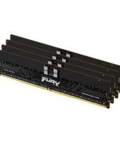 Kingston Technology FURY 64GB 7200MT/s DDR5 ECC Reg CL38 DIMM (Kit of 4) Renegade Pro Black