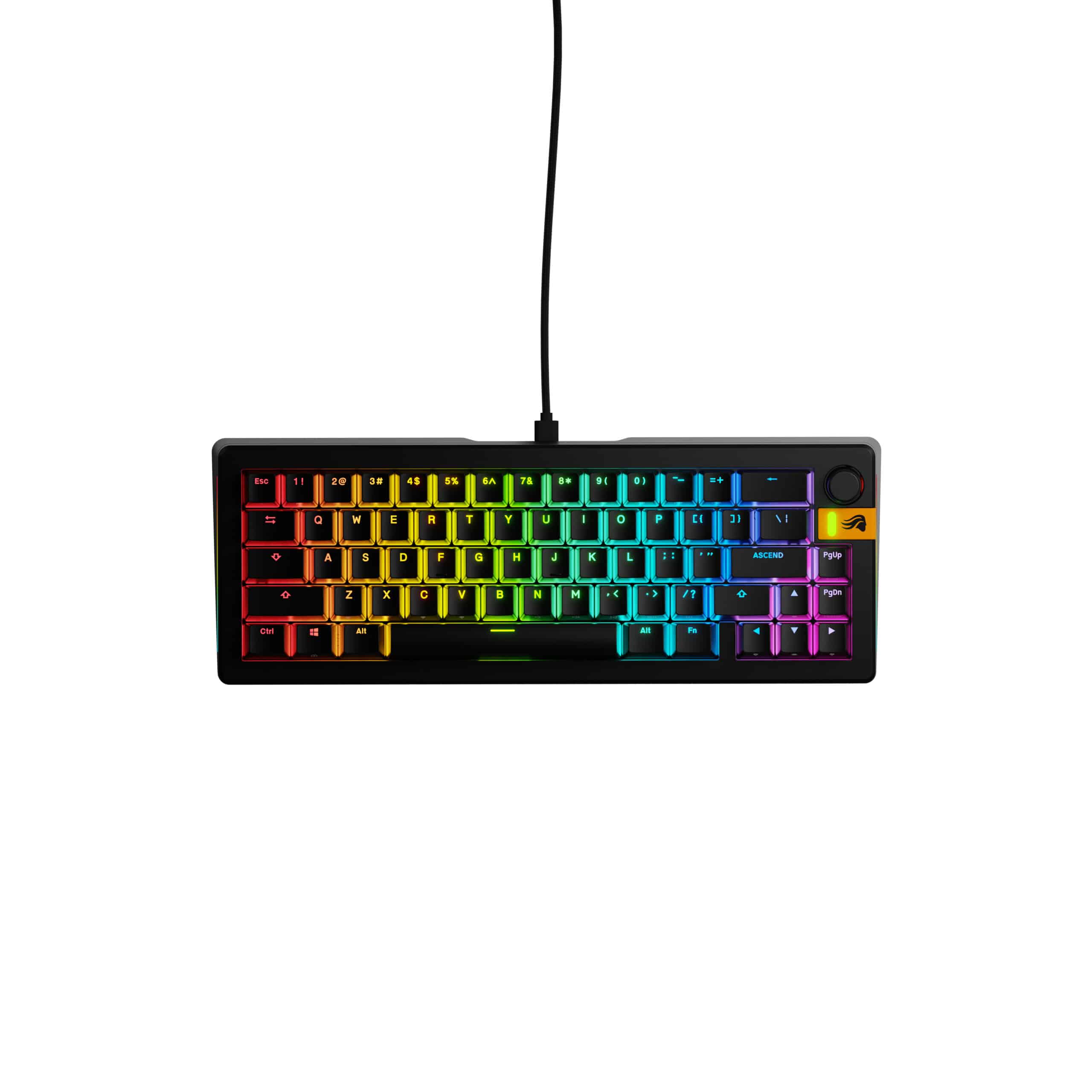 Glorious Gaming GMMK 3 HE 65% Prebuilt toetsenbord Gamen USB QWERTY Amerikaans Engels Zwart - Afbeelding 2