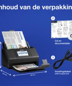 Epson WorkForce ES-580W, A4 automatische duplexscanner met Wi-Fi en gebruiksvriendelijk touchscreen - Afbeelding 5