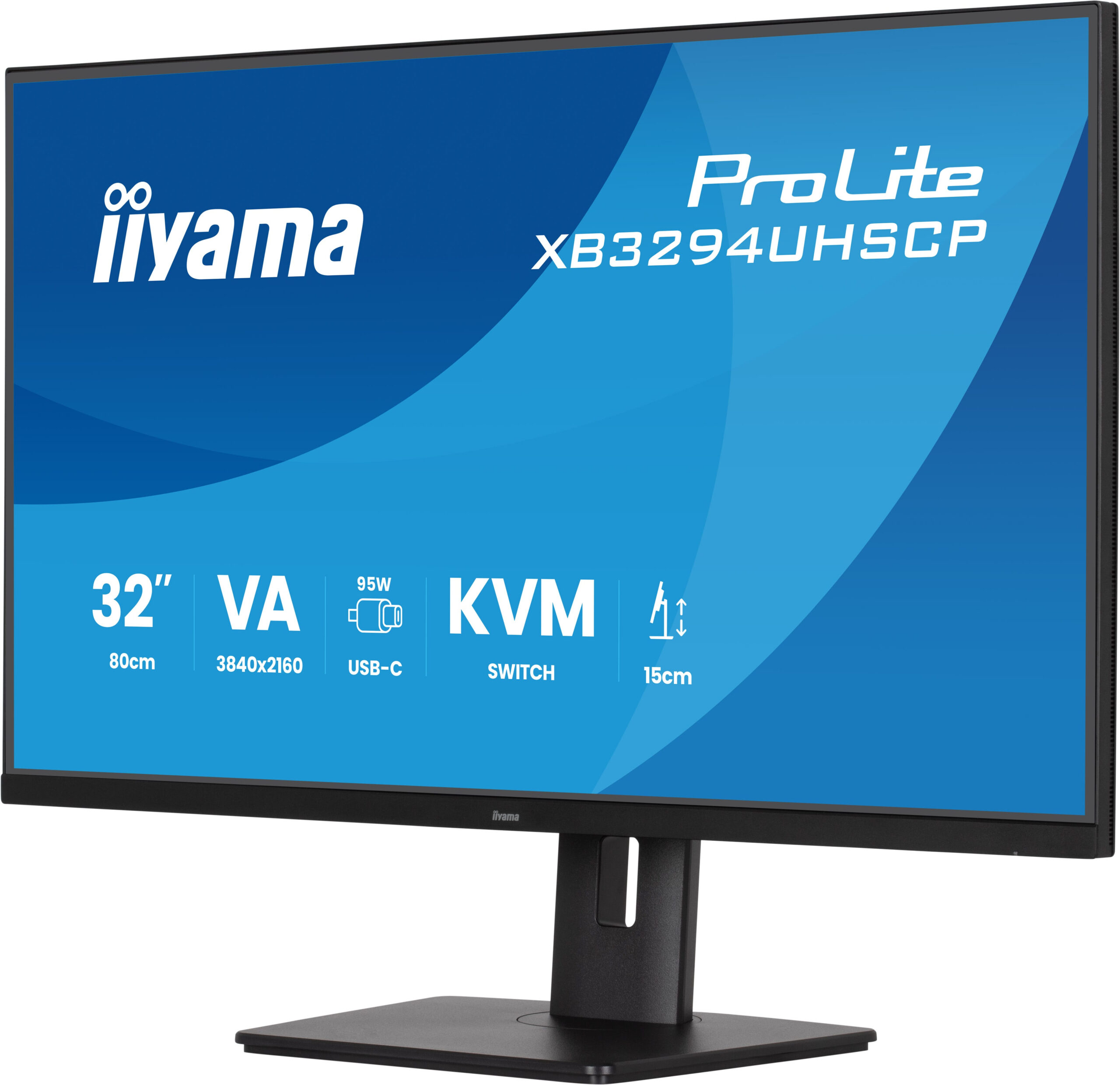iiyama ProLite XB3294UHSCP-B1 computer monitor 80 cm (31.5") 3840 x 2160 Pixels 4K Ultra HD Zwart - Afbeelding 4