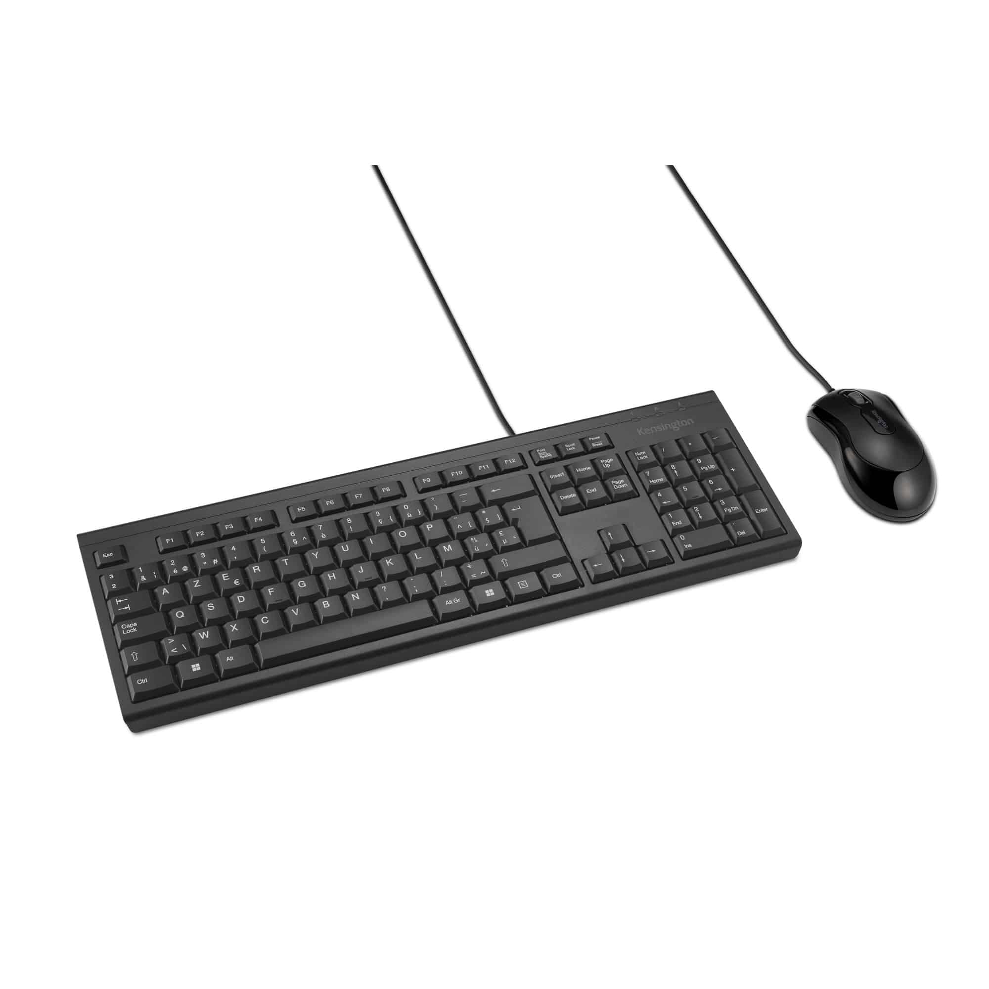 Kensington KM100 EQ Wired Desktop Set Toetsenbord
