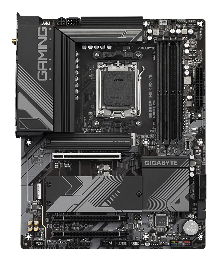 GIGABYTE B650 GAMING X AX V2 moederbord AMD B650 Socket AM5 ATX - Afbeelding 2