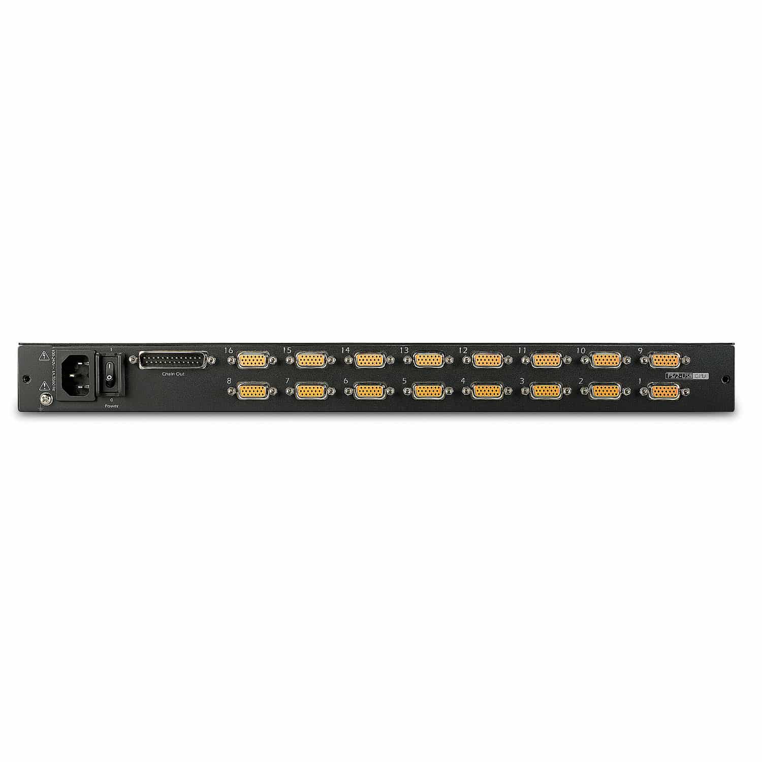 APC 17" rack LCD-console met geïntegreerde 16-poorts analoge KVM-schakelaar - Afbeelding 3