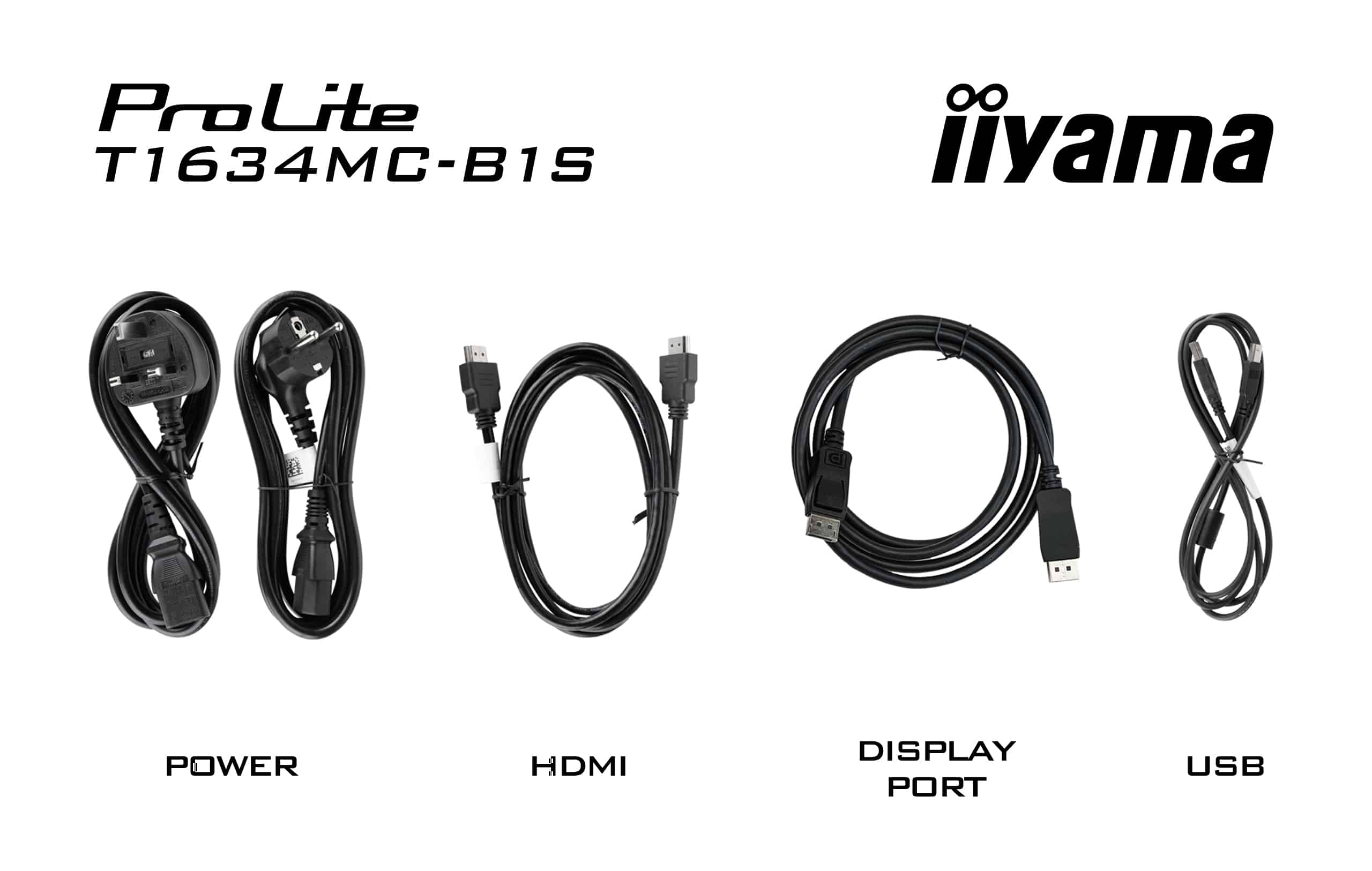 iiyama ProLite T1634MC-B1S computer monitor 39,6 cm (15.6") 1920 x 1080 Pixels Full HD LED Touchscreen Zwart - Afbeelding 8