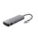 Trust Dalyx 8-in-1 USB-C Multiport Adapter - USB-C hub – HDMI en Ethernet – Power Delivery ondersteuning – Grijs - Afbeelding 3