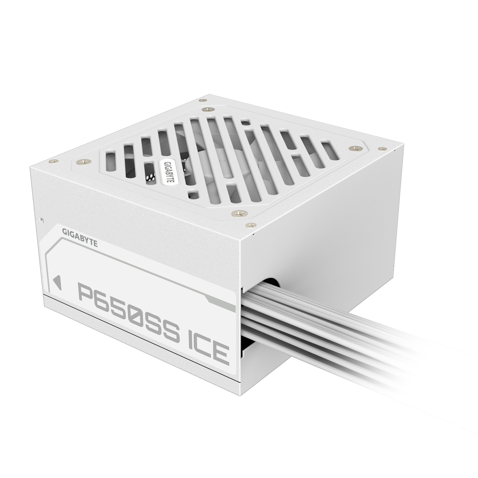 GIGABYTE P650SS ICE power supply unit 650 W 20+4 pin ATX ATX Wit - Afbeelding 4