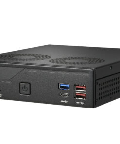 Shuttle Slim PC DH770, S1700, 2x HDMI, 2x DP, 2x 2.5G LAN, 2x COM, 8x USB, 1x 2.5", 2x M.2, 24/7 permanent gebruik, incl. VESA Barebone - Afbeelding 4