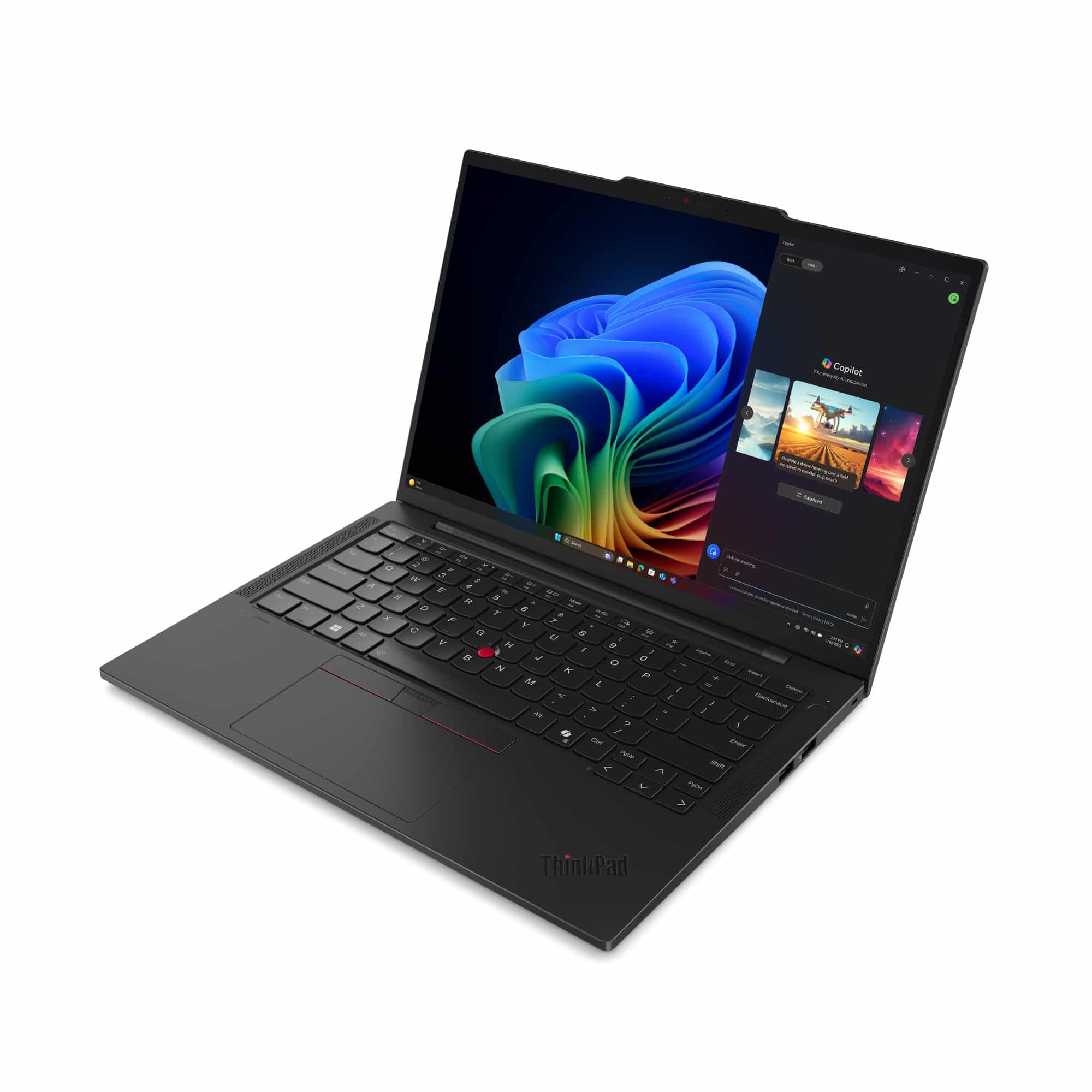 Lenovo ThinkPad T14s Gen 6 (Intel) Copilot+ PC Intel Core Ultra 7 258V Laptop 35,6 cm (14") WUXGA 32 GB LPDDR5x-SDRAM 1 TB SSD Wi-Fi 7 (802.11be) Windows 11 Pro Belgisch Zwart - Afbeelding 8