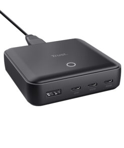 Trust Maxo 100W Universele Laptoplader - USB-C oplader – 100W vermogen – Voor binnengebruik – Zwart