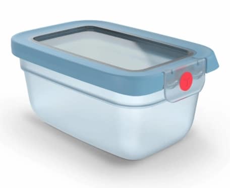 Tefal oneClick N1210410 vershoudbakje rechthoekig blauw (0,75L)