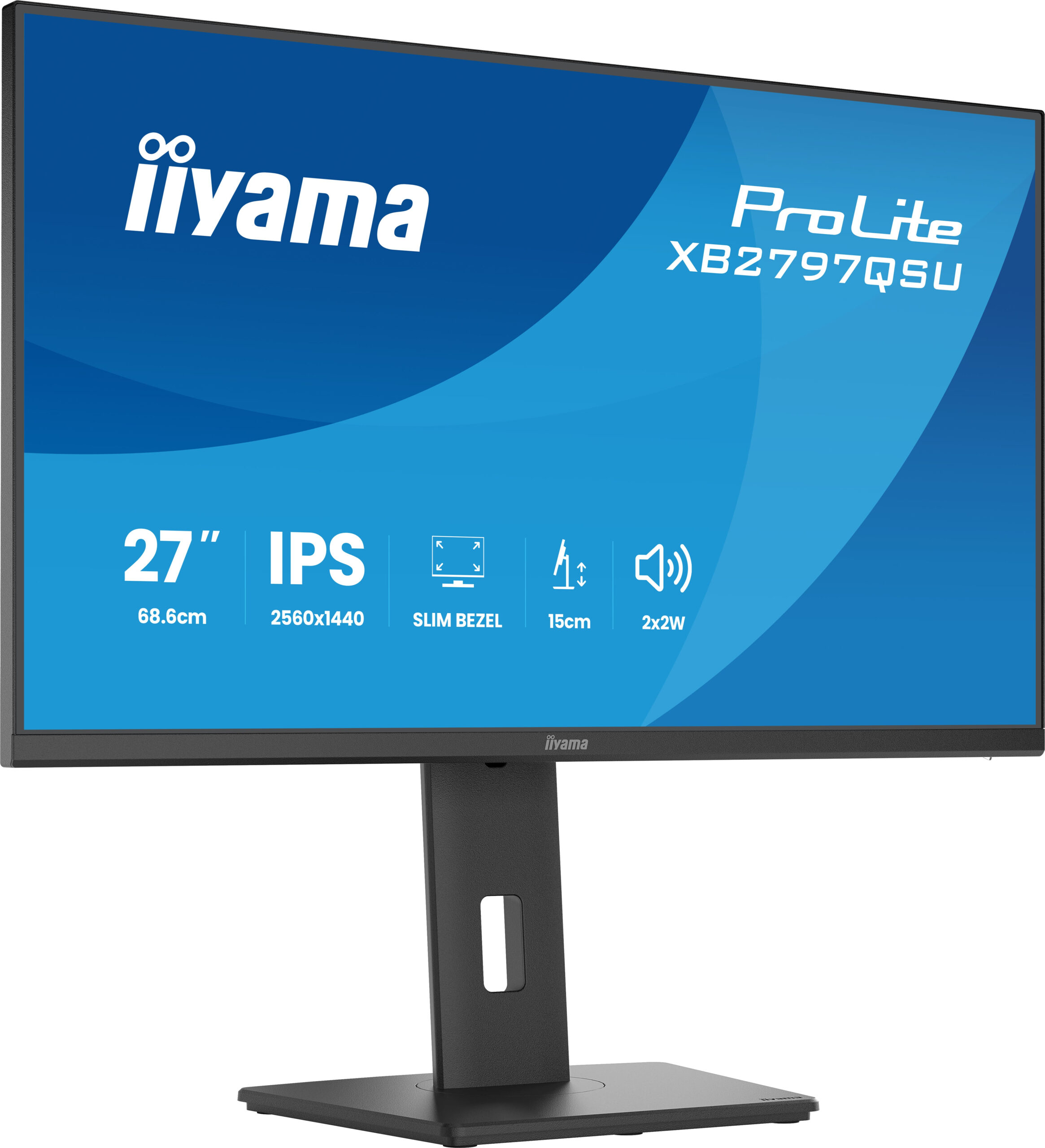 iiyama ProLite XB2797QSU-B1 computer monitor 68,6 cm (27") 2560 x 1440 Pixels Quad HD LED Zwart - Afbeelding 7