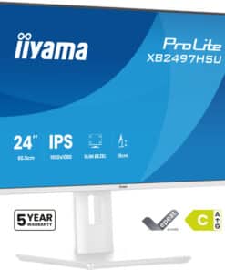 iiyama ProLite XB2497HSU-W1 computer monitor 60,5 cm (23.8") 1920 x 1080 Pixels Full HD LED Wit