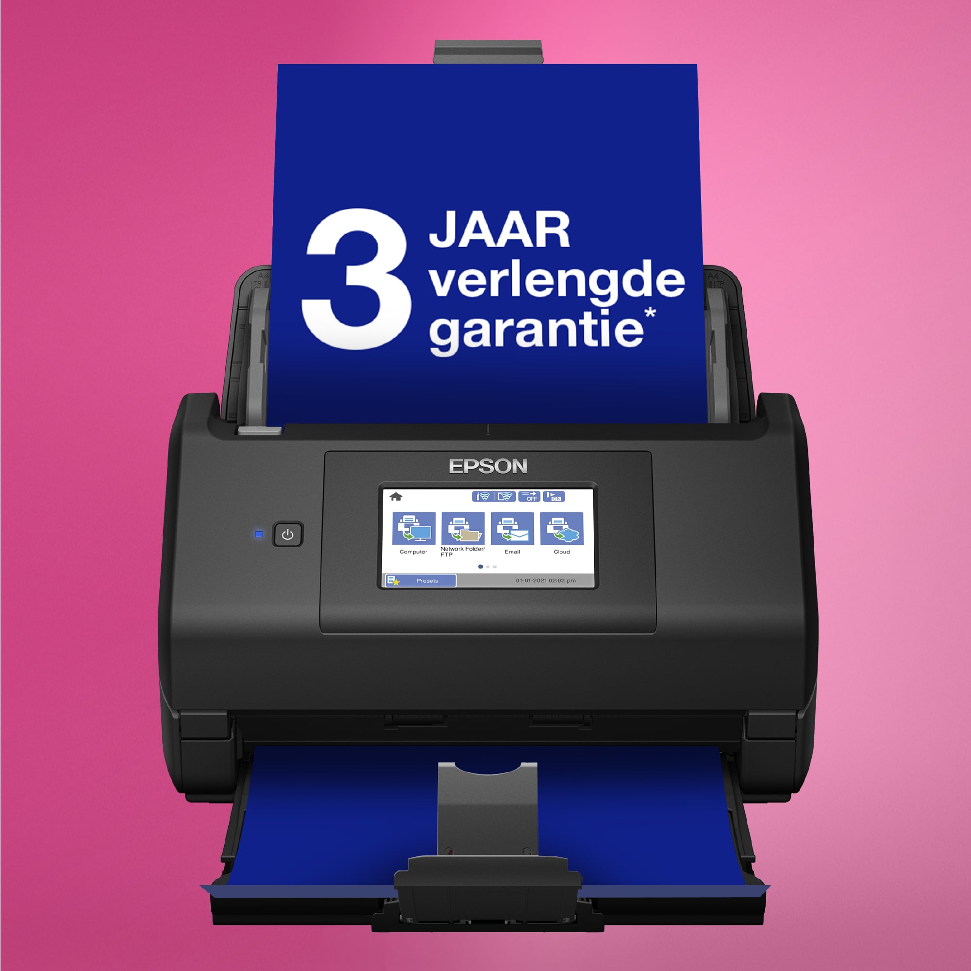 Epson WorkForce ES-580W, A4 automatische duplexscanner met Wi-Fi en gebruiksvriendelijk touchscreen - Afbeelding 7