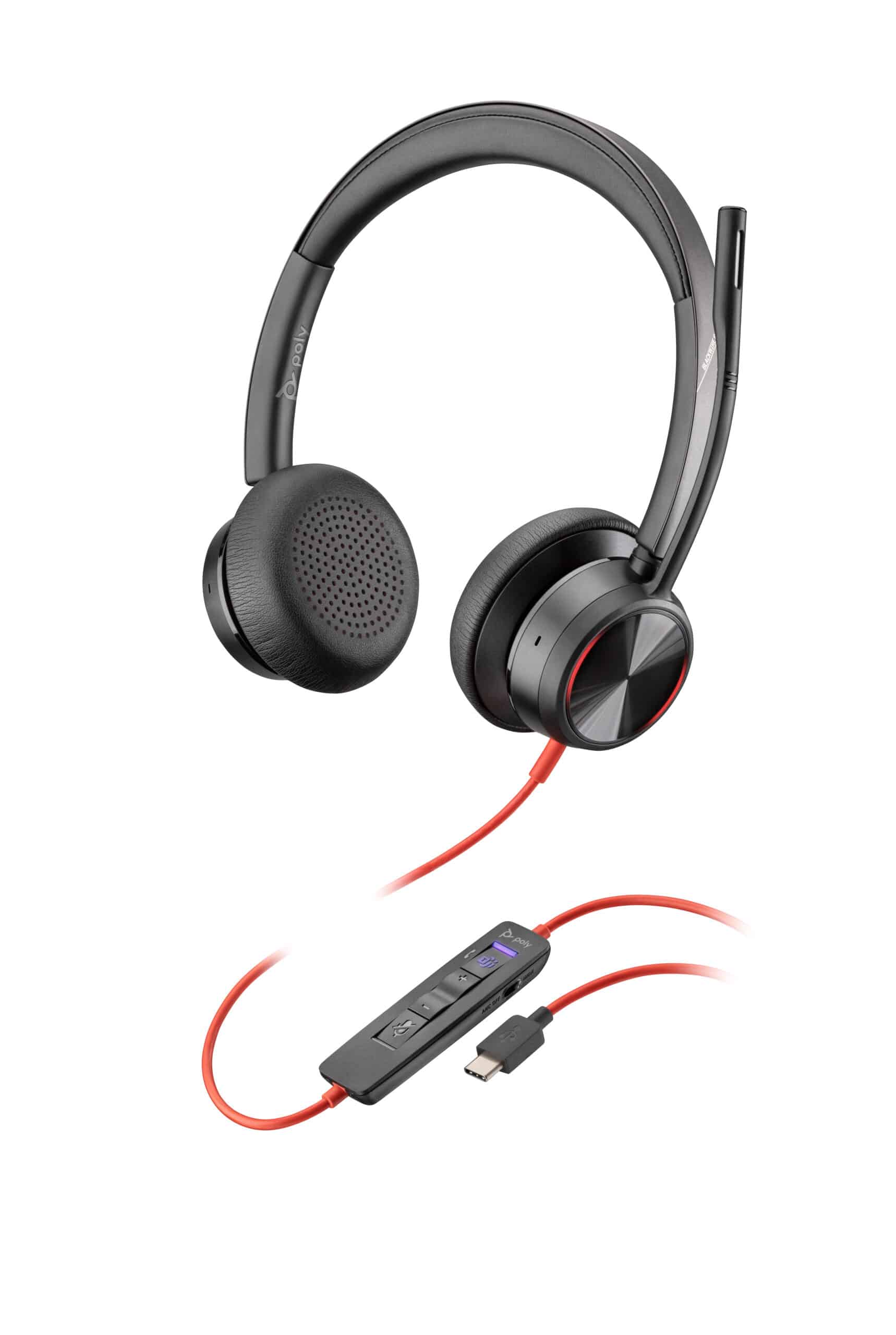 HP Poly Blackwire 8225 Microsoft Teams Certified USB-C Headset - Afbeelding 5