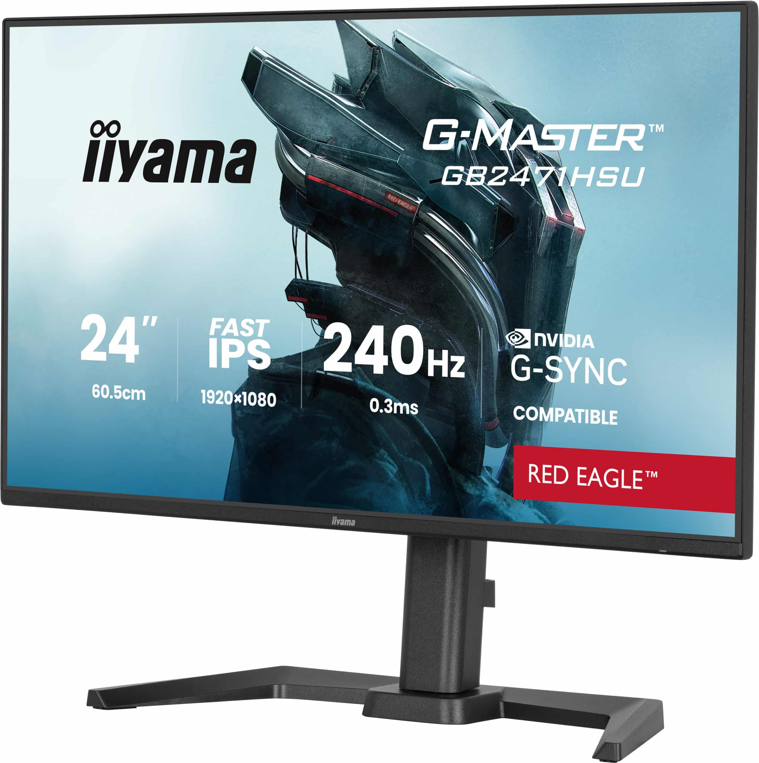 iiyama G-MASTER GB2471HSU-B1 computer monitor 60,5 cm (23.8") 1920 x 1080 Pixels Full HD Zwart - Afbeelding 3