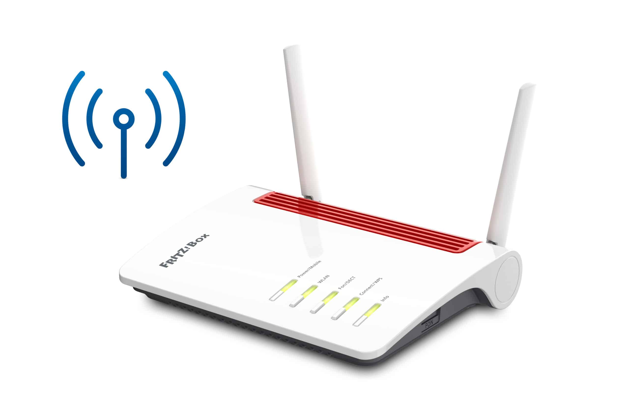 Box FRITZ! 6850 LTE draadloze router Gigabit Ethernet Dual-band (2.4 GHz / 5 GHz) 4G Wit - Afbeelding 2