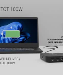 i-tec USB-C Dual HDMI Docking Station with Power Delivery 100 W - Afbeelding 5