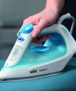 Braun TexStyle 1 SI1050BL Stoomstrijkijzer Keramische zoolplaat 2000 W Blauw, Wit - Afbeelding 2