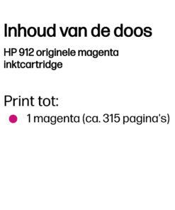 HP 912 originele magenta inktcartridge