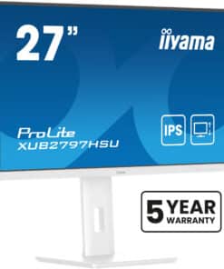 iiyama ProLite XUB2797HSU-W2 computer monitor 68,6 cm (27") 1920 x 1080 Pixels Full HD LED Wit