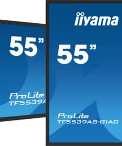 iiyama TF5539AS-B1AG beeldkrant Kiosk-ontwerp 138,7 cm (54.6") LED 435 cd/m² 4K Ultra HD Zwart Touchscreen Type processor Android 11 24/7 Monitor