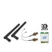 Shuttle WLN-M3 - WLAN Kit voor Edge PC Series SPCEL, Intel WLAN M.2 card (ax)/Bluetooth, inklusief cables and external antennas - Afbeelding 3