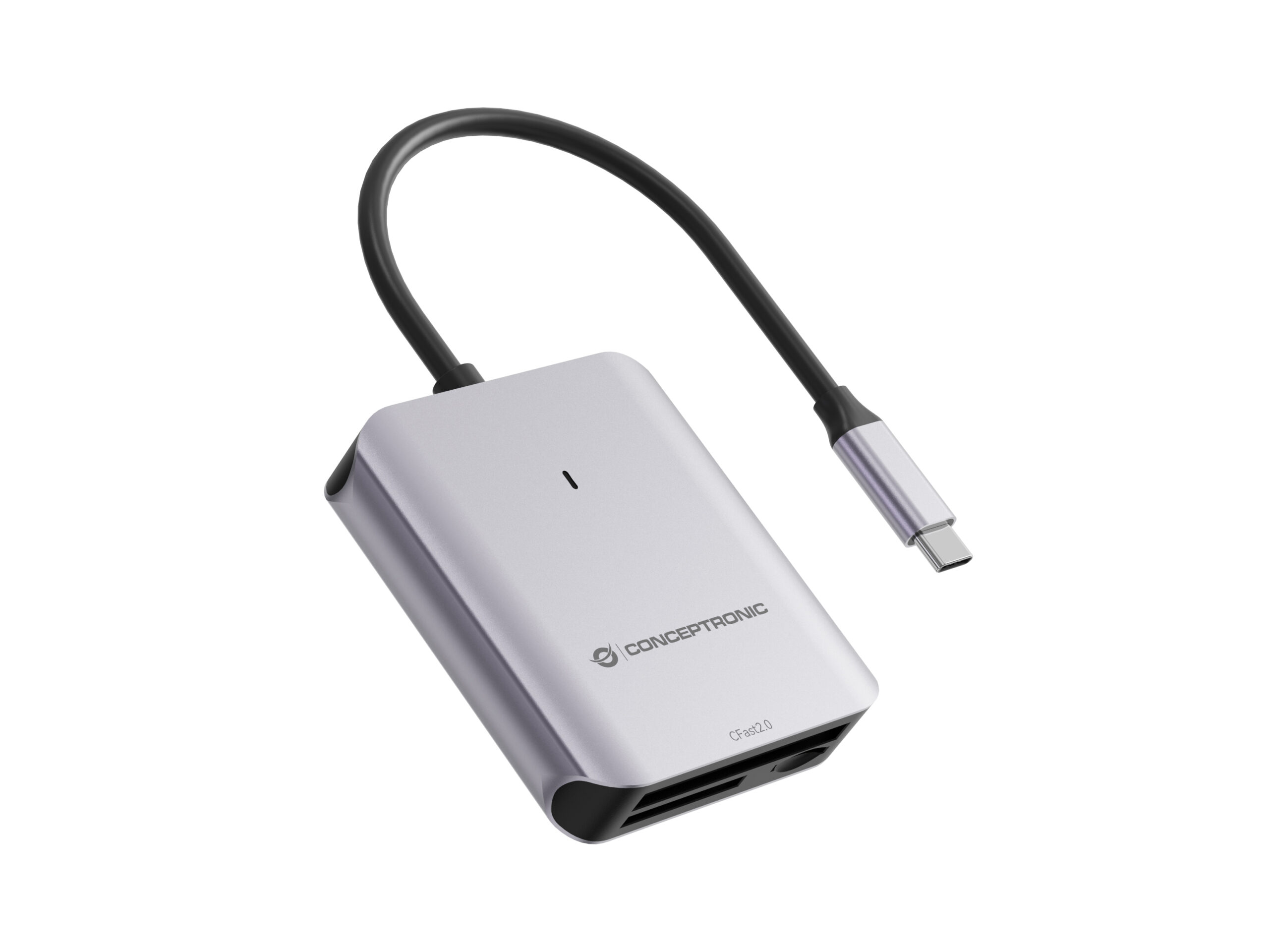 Conceptronic BIAN09G 3-in-1 Card Reader USB 3.2 Gen 2 Type-C, CFast 2.0, SD TF/(Micro-)SD 4.0 - Afbeelding 2