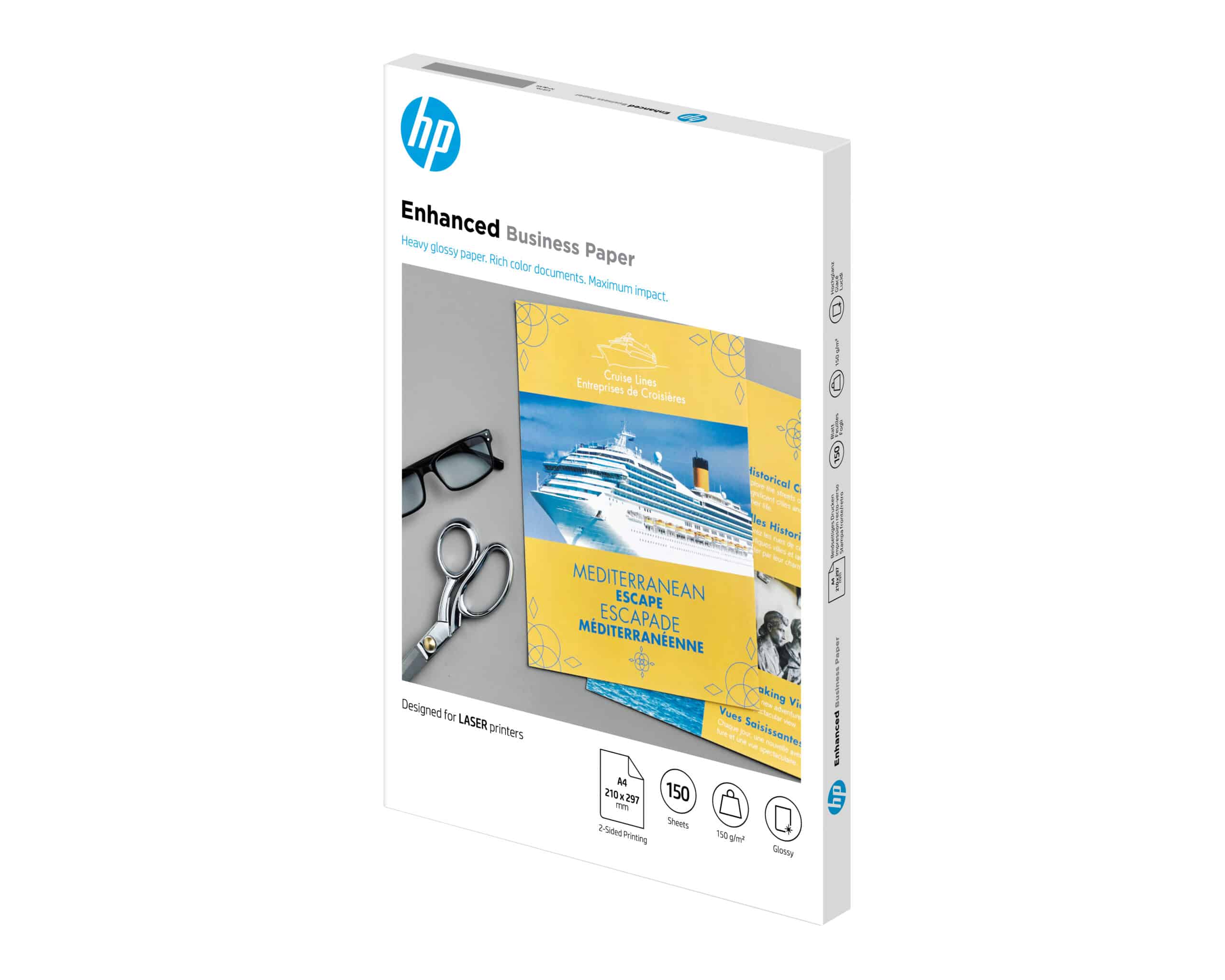 HP Professional Laser Paper, glanzend, 150 gr/m², 150 vel, A4/210 x 297 mm - Afbeelding 6