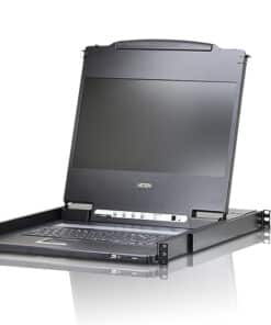 ATEN Enkelvoudige Rail LCD Console met USB Randapparatuur Ondersteuning (USB / HDMI / DVI / VGA) - Afbeelding 2