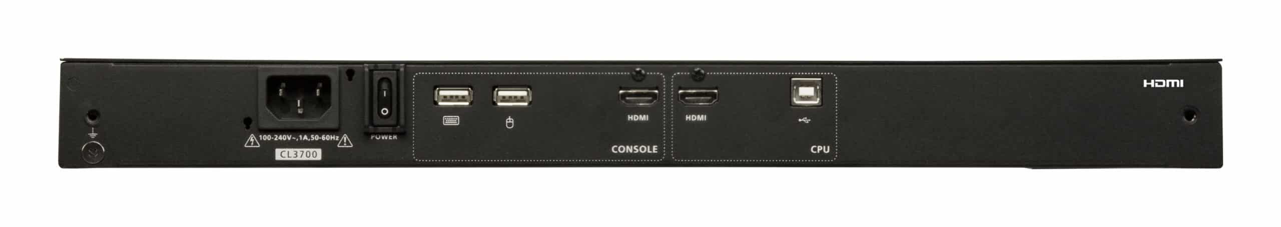 ATEN CL3700NW rack console 47 cm (18.5") Zwart 1U - Afbeelding 2
