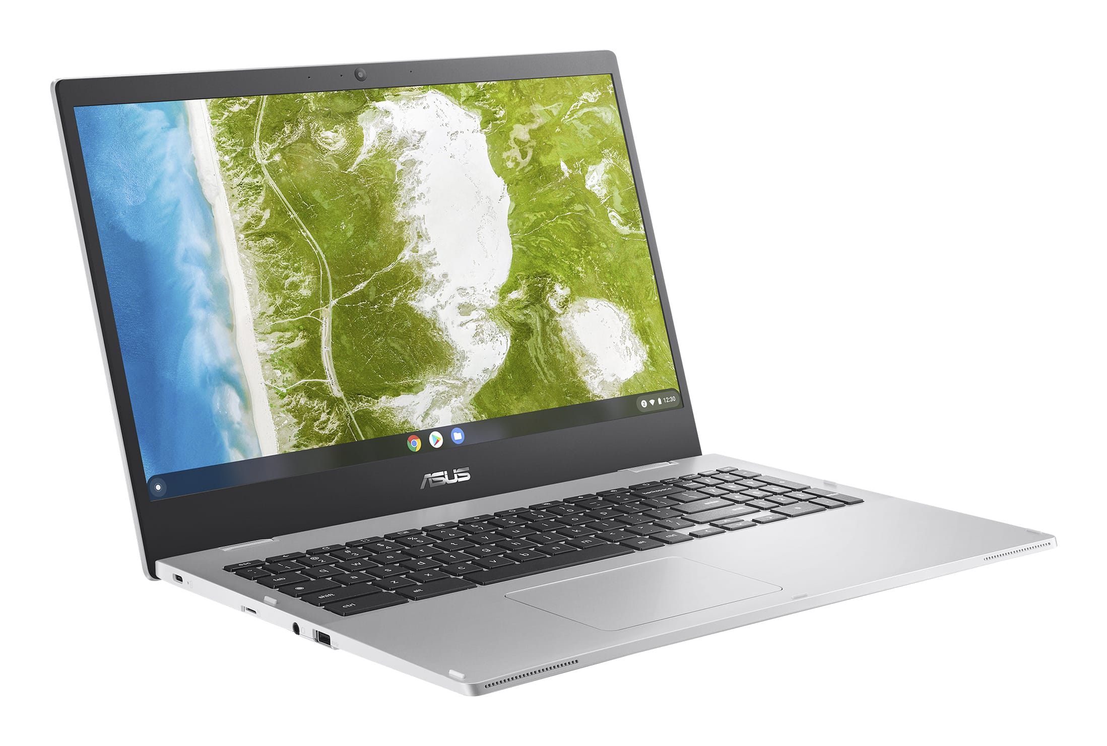 ASUS Chromebook CX1 CX1500CKA-NJ0382 Intel® Celeron® N N4500 39,6 cm (15.6") Full HD 4 GB LPDDR4x-SDRAM 128 GB eMMC Wi-Fi 6 (802.11ax) ChromeOS Belgisch Zilver - Afbeelding 2