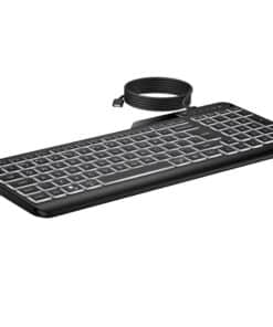 HP 405 Multi-Device BL WD KBD AZERTY BE toetsenbord Kantoor USB Zwart - Afbeelding 2