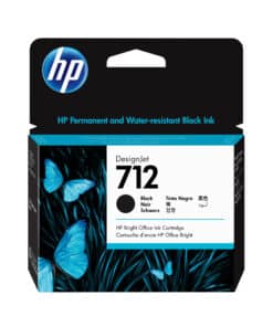 HP 712 80 ml inktcartridge voor DesignJet, zwart