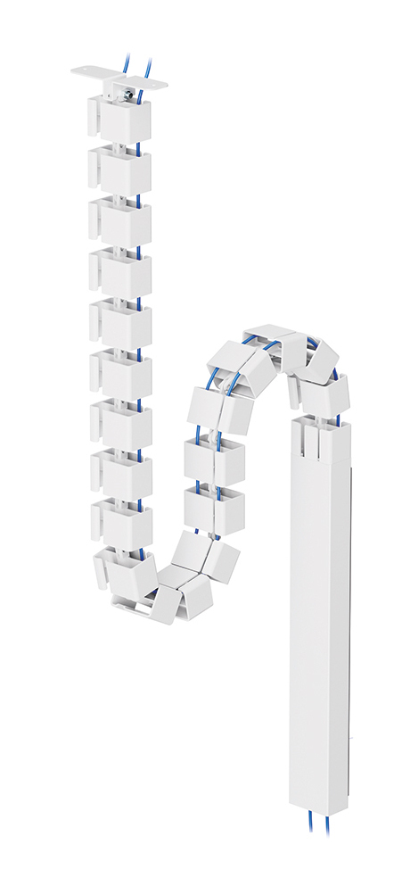 Neomounts ADS06-133WH Kabelgeleider - schroefbevestiging - universeel
