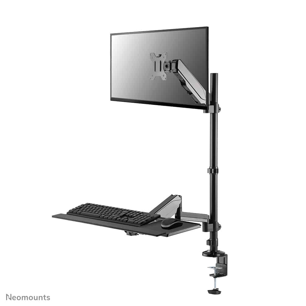 Neomounts DS90-325BL1 Zit-sta werkstation bureau 17-32" - gasveer