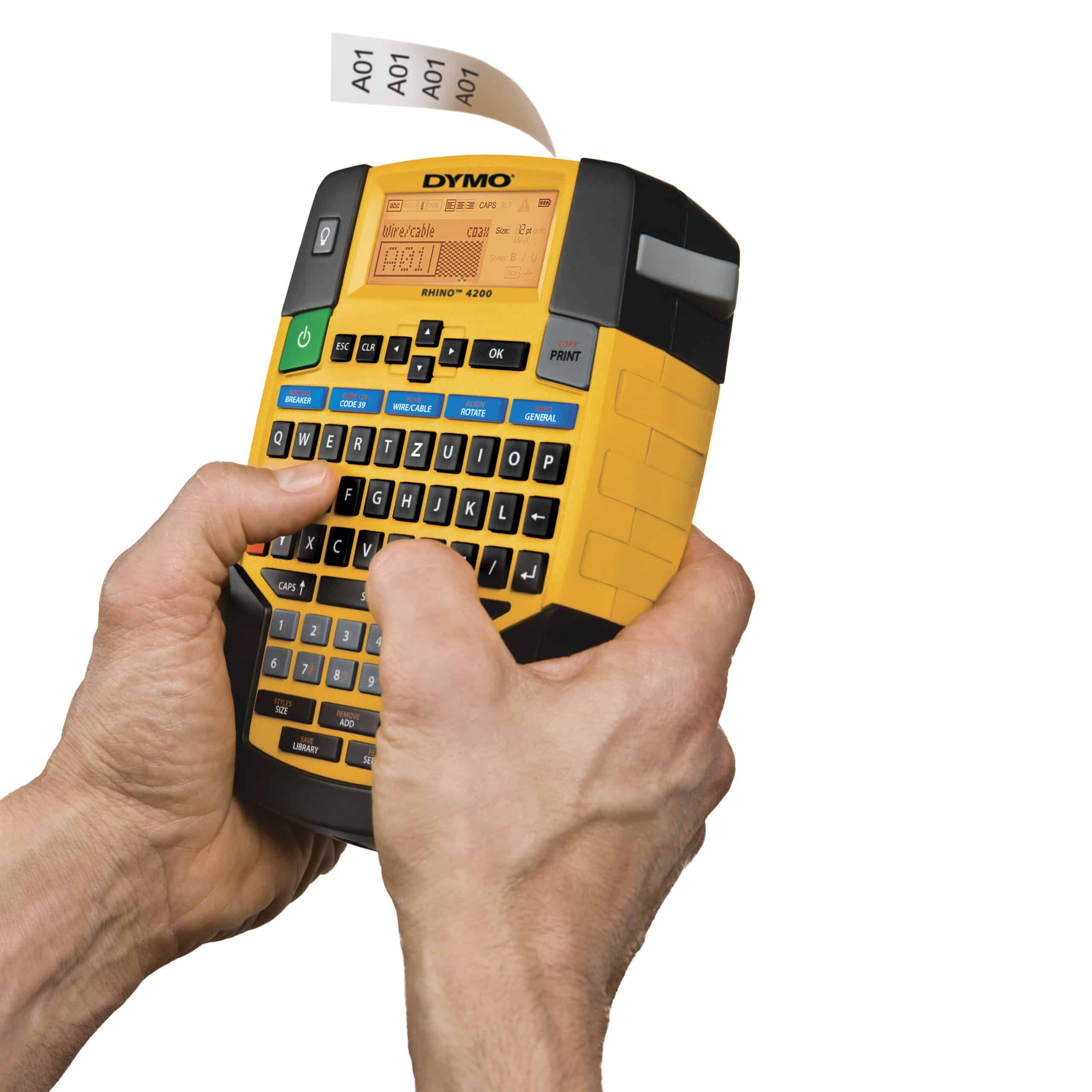 DYMO RHINO 4200 labelprinter Thermo transfer QWERTZ - Afbeelding 2
