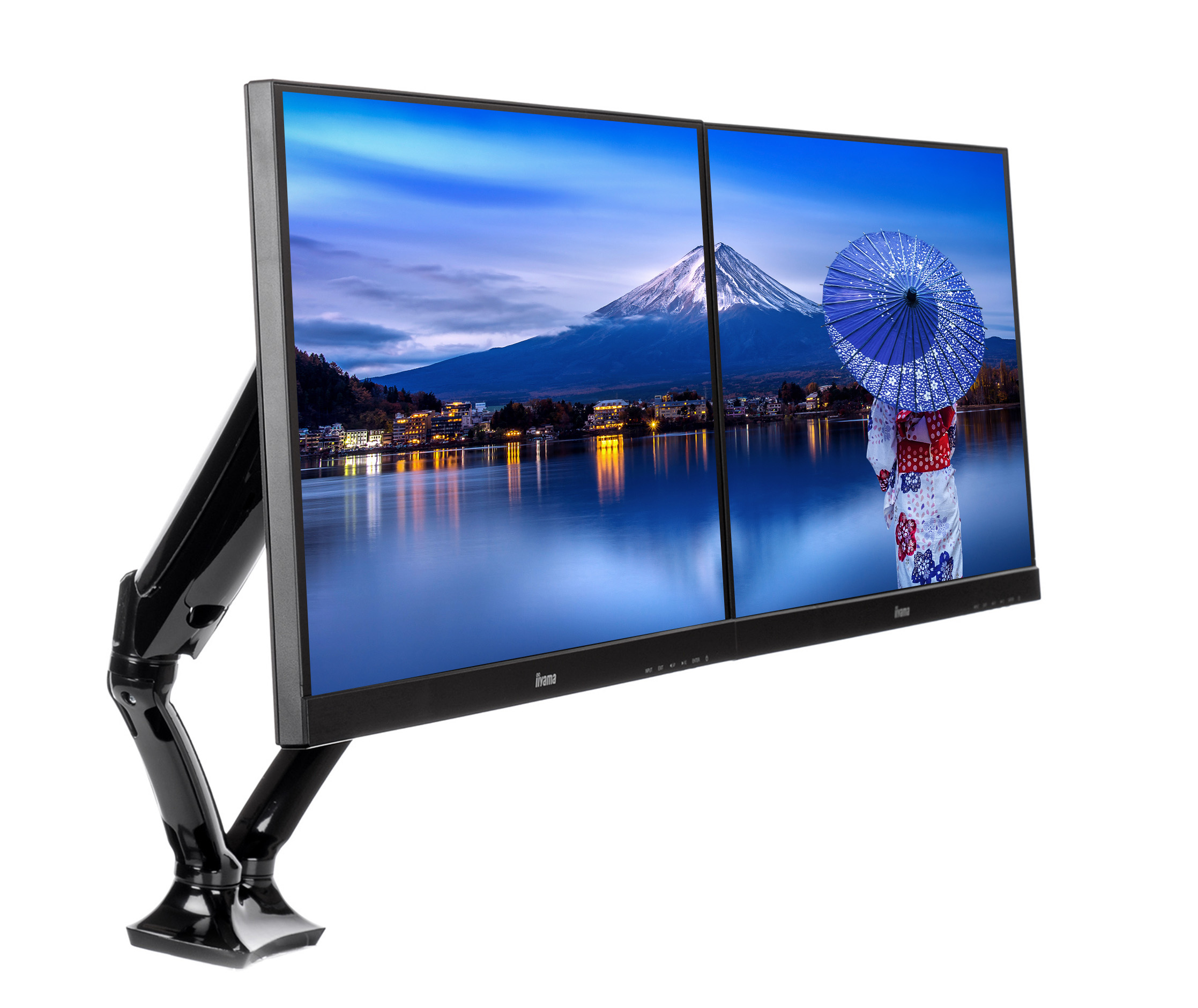 iiyama DS3002C-B1 flat panel bureau steun 68,6 cm (27") Zwart - Afbeelding 3