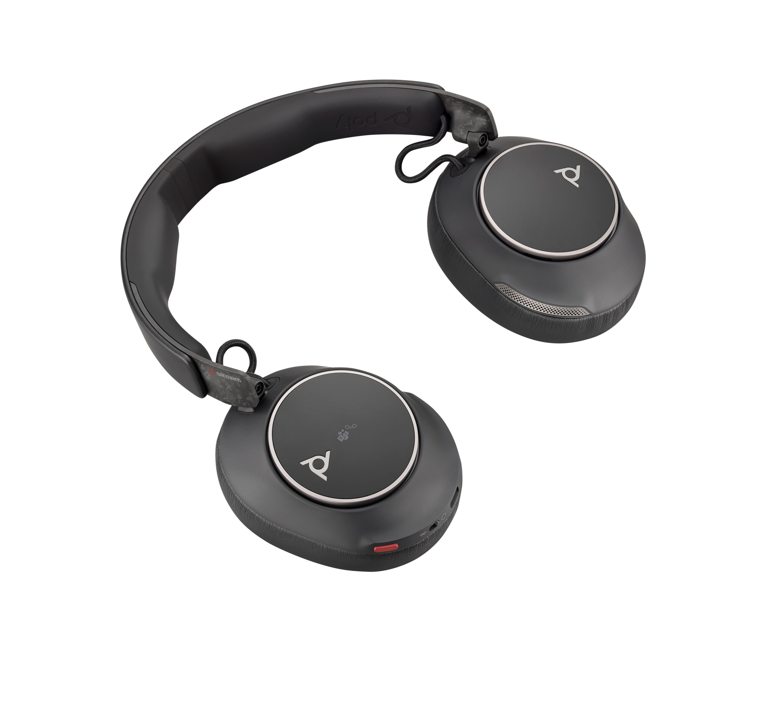 HP Poly Voyager Surround 80 UC Microsoft Teams Certified USB-C Headset + USB-C/A-adapter - Afbeelding 7