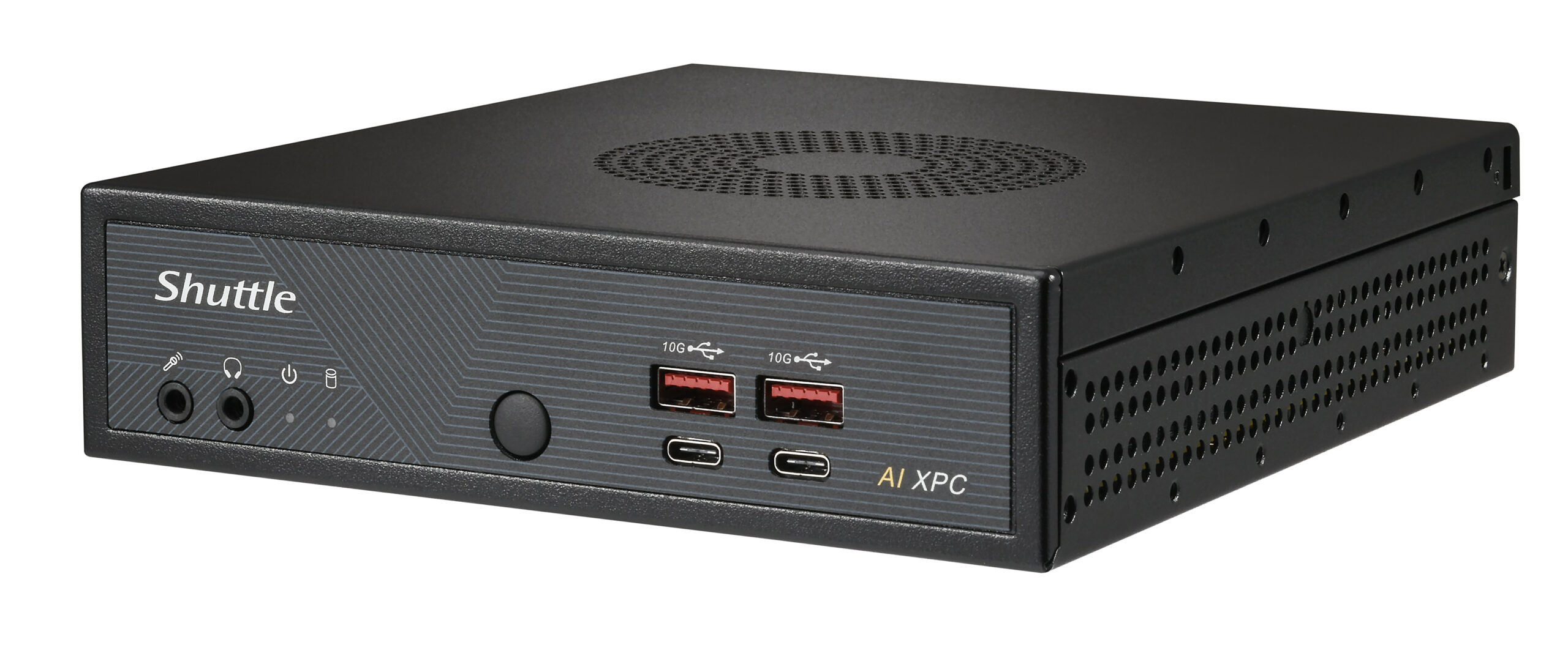 Shuttle Slim AI PC DN11H5 Intel Core Ultra 5 125H, Intel Arc graphics, 2xHDMI, 2x DP, 4x 2.5Gbit LAN, VESA, 24/7 permanent gebruik - Afbeelding 4