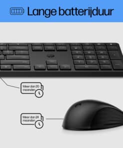 HP 650 draadloze toetsenbord- en muiscombinatie - Afbeelding 6