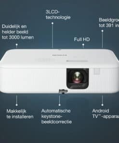 Epson CO-FH02 Smart Full HD-projector, 3000 lumen, scherm van maximaal 391 inch - Afbeelding 3