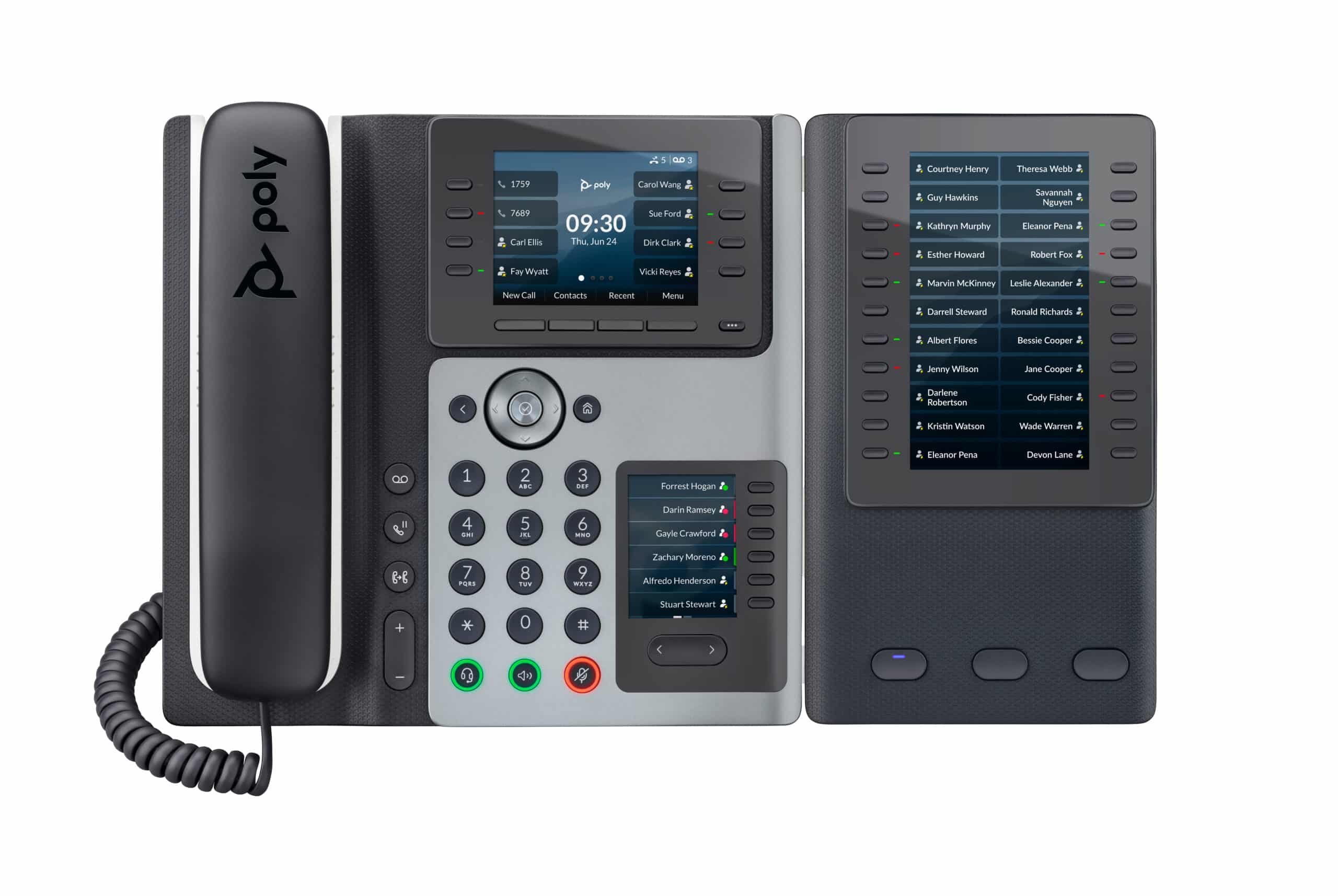 HP Poly Edge E400 IP-telefoon met PoE-ondersteuning