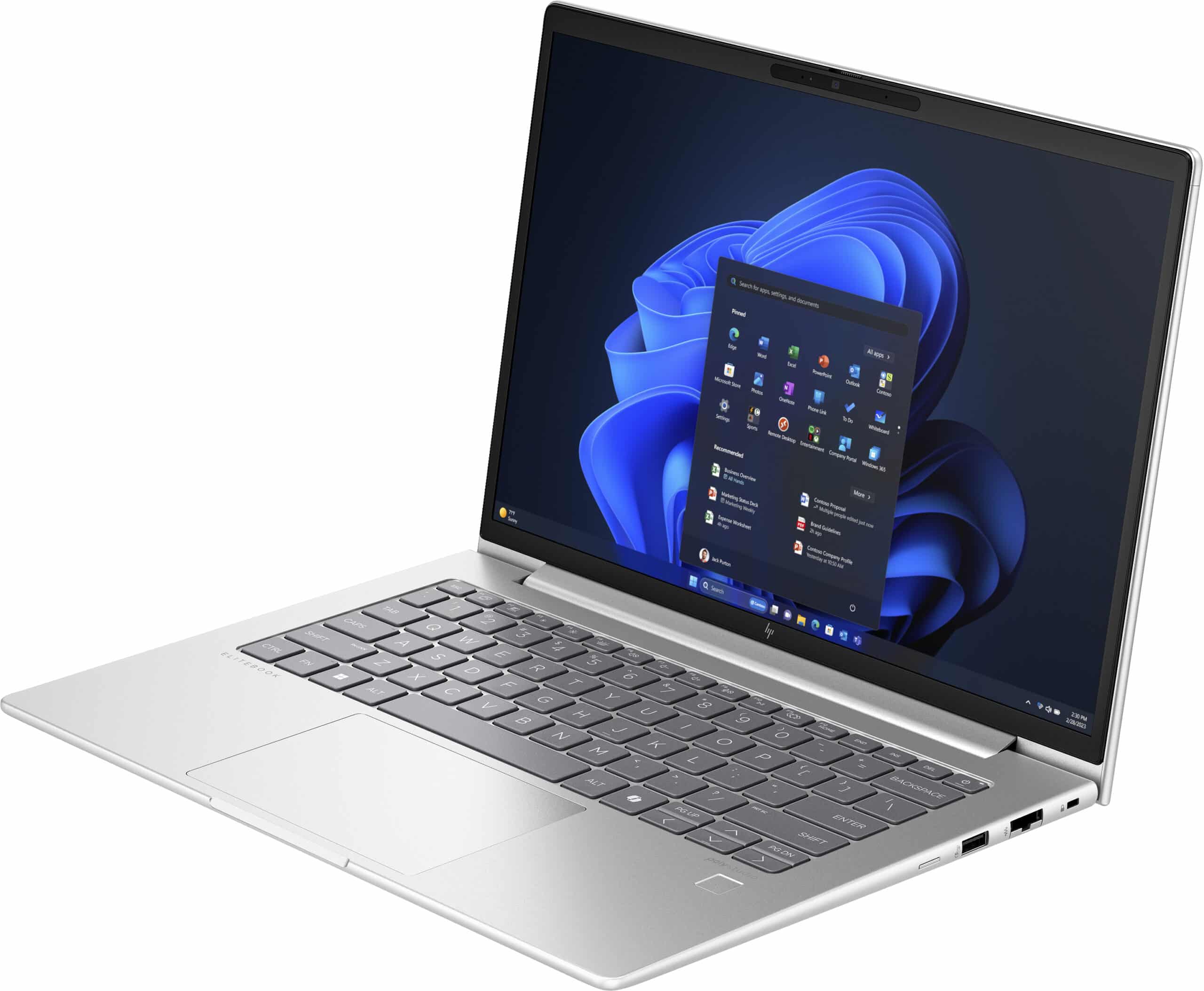 HP EliteBook 645 G11 AMD Ryzen 5 7535U Laptop 35,6 cm (14") WUXGA 16 GB DDR5-SDRAM 512 GB SSD Wi-Fi 6E (802.11ax) Windows 11 Pro Zilver - Afbeelding 2